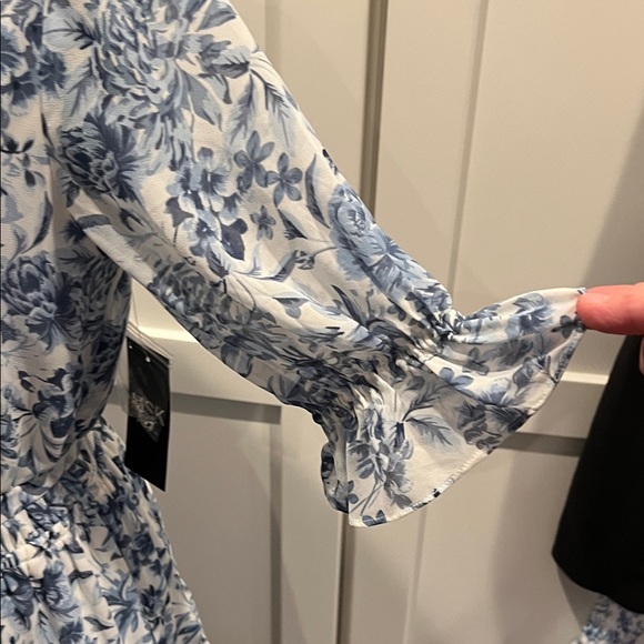 Msk NWT MSK Blue and White Midi Size MP - Picture 5 of 11